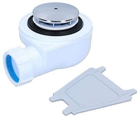 AB Tools 70mm Durable Polypropylene Mushroom Top Shower Trap with 40mm Connectors