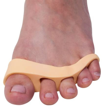 MEDOSAN Zehenspanner aus Softgel, 1 Paar | Größe L/XL | bei Ballenzehen | Wundschutz | mit Aloe Vera und Jojoba