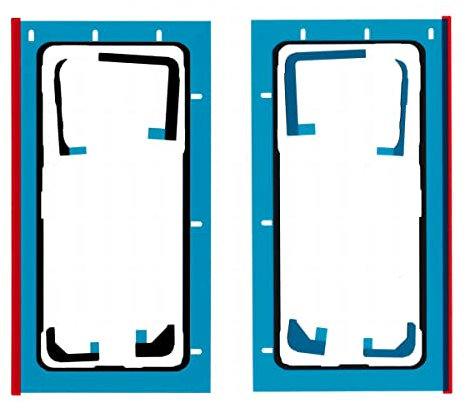 jbTec Kleber Gehäuse kompatibel mit Huawei P30 Pro - Rückseite Klebepad Klebefolie Dichtung Adhesive Back Cover Rahmen
