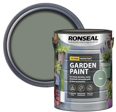 Ronseal Garden Paint - Sage - 5 Litre