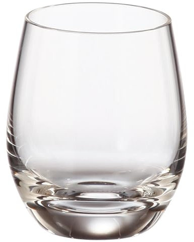 Crystal Bohemia 91E2S180000000060664 Shot Glass Set – Heavy Base Tequila Shots Small Tumbler Glasses, Clear Titanium Crystal, Lead-Free Party Bar Glassware, Dishwasher Safe, Mergus Collection, 60 ml