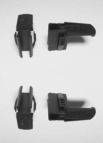 cyclingcolors 4X Clip de Fijación pies Pinza para zócalo de PVC Tornillos rodapié Cocina Gancho Muebles
