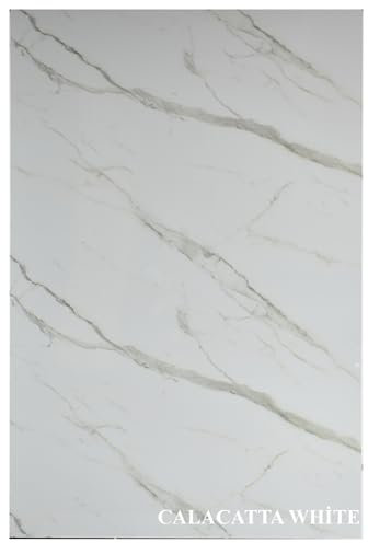 tocdesign | Wandpaneel als Alternative zur Fliese, Musterpaneel 30cm x 20cm | Calacatta