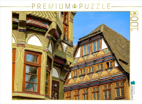 Puzzle · Historische Fachwerkhäuser am Marktplatz | 1000 Teile · Lege-Größe 64 × 48 cm · CALVENDO Puzzle