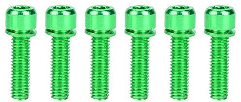 Bike Mount Bike Water Bottle Cage Bolts Attachment Tool Bicycle Bolt, Titanium Alloy Material Bicycle for Cycling Bottle Cage (Green)