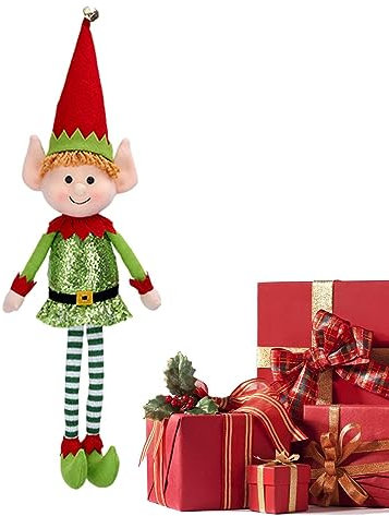 Sollee 65 cm Plüsch Weihnachten Plüschpuppen Junge und Mädchen Plüsch Weihnachtselfen Puppen Plüsch Weihnachtselfen für Weihnachten W Urlaub Dekoration