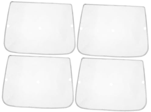 JECOMPRIS 4pièces Filtres à Huile Acier Inoxydable Pour Hotte De Cuisine Lot De Accessoires Pratiques Et Écologiques Pour Absorption Des Graisses Design Simple Et Gain De Place