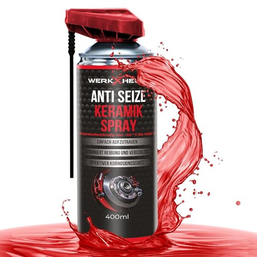 WerkXheld Keramikspray - Anti-Quietsch Spray für Auto Bremsen - Hitzebeständiges Keramik-Spray 400ml