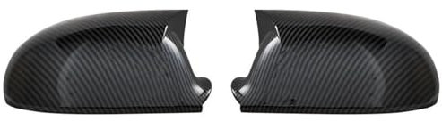 Rückspiegel Abdeckung Rückspiegel Abdeckung Flügel Spiegel Kappen Fall Horn Für VW Für Golf MK5 Für GTI 2003-2009 Für Jetta 5 Für Passat B6 B 5,5 Spiegelkappen(Farbe:Carbon Fiber Pattern)