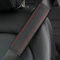 USSAY 2 Stück Auto Leder Gurtpolster für Skoda Superb Fabia Octavia MK1 MK2 MK3 Octavia Kodiaq Weiches Langlebig Sicherheitsgurtbezug Schulterschoner Auto-Innenzubehör,C