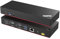 ThinkPad 40AF0135 híbrido universal USB-C con adaptador USB-A estación de acoplamiento para portátiles Lenovo, monitor dual, viene con cable HDMI 4K ITSPWR + cable DP + paño de limpieza