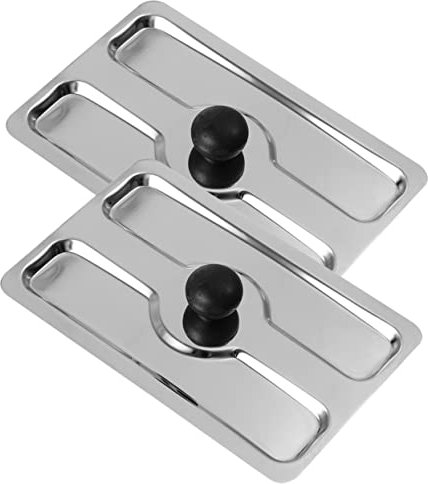 Cabilock Tapa Para Panificadora Tapa De Tostadora De Acero Inoxidable Fácil De Limpiar Resistente Ideal Para El Hogar