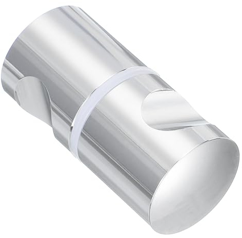 PATIKIL Glass Shower Door Handle, Aluminum Alloy Back-to-Back Shower Door Knob Bathroom Sliding Shower Screen Column Pull Knobs Hardware for Replacement Groove Glass Door, Silver