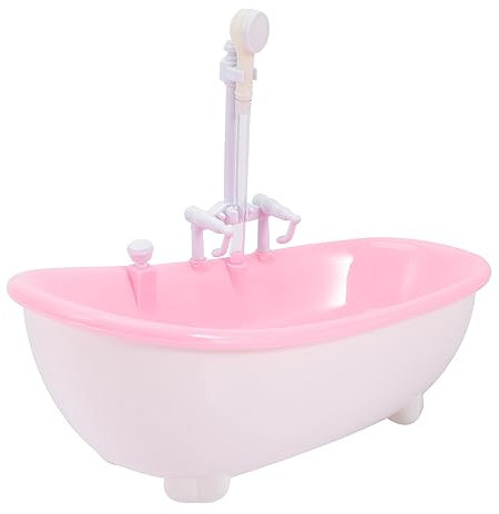 Yardwe Bañera De Muñeca Eléctrica con Rociador Juguete De Baño para Niño Niña para Desarrollo Creativo Y Divertido Imaginativo