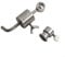 BBQ Rotisserie Balancer Weight Kit Stainless Steel Spit Rod Limiter Counterweight Set for Electric Grill Oven Roast Chicken Barbecue Accessories