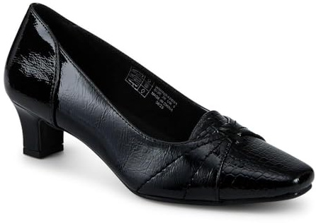 Pavers Womens Smart Kitten Heel Court Shoes | Spring Summer Collection | Court Shoe | Pull On