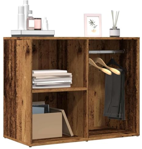 Frdhee Küchenschränke Küchen Möbel,Ankleideschrank Altholz 80x40x65 cm Holzwerkstoff,Eckschrank für Küche Wohnzimmer Esszimmer