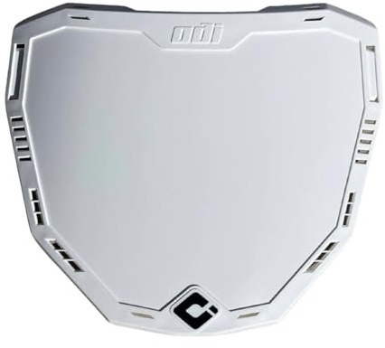 ODI Universal Number Plate | Electric Bike and Mountain Bike Plate | New 2025 Design (Black ODI Universal Number Plate) (White)