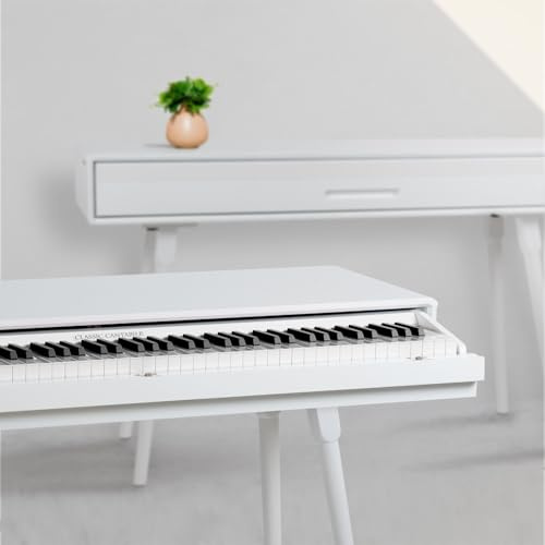 Classic Cantabile DP-730 WL Digitalpiano Weiß matt, Lackierte Oberfläche