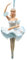 2002 Hallmark Andenken Ornament Barbie als Schneeflocke der Nussknacker Ballett Porzellan