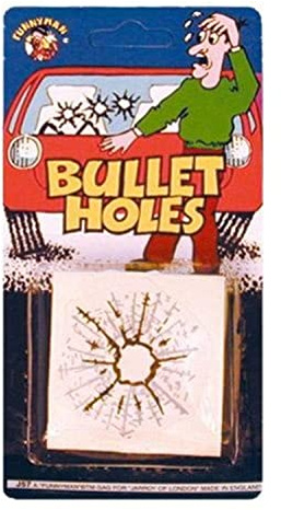 JOKE: BULLET HOLES (3) Pk 12 (J57)
