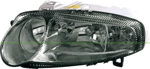 Prasco - AA3404913 - Alfa Romeo - 147 - Mod. 10/00-11/04 - Scheinwerfer Rechts-H7+H7+H1-Mit Lwr-Mit Motor-Schwarz Mod. Gta