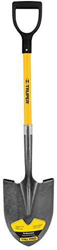 TRUPER PRY-F Palas de Punta Redonda con Mango en D de Fibra de Vidrio (40.2 in)