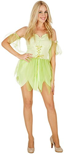 dressforfun® Damen Feenkostüm mit Armstulpen, Karneval Fasching Verkleidung, Fantasy Märchen Feen, Zauberfee, Kostümparty, Mottoparty, Elfenkostüm, Feenkleid, Damenkostüm, Morgentau, Faschingskostüm