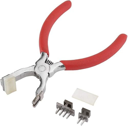 4mm Silent Revolving Heavy Duty Leder Locher Stitching Handzangen Lederhandwerk Werkzeug für Gürtel, Geldbörsen, Uhrenarmbänder
