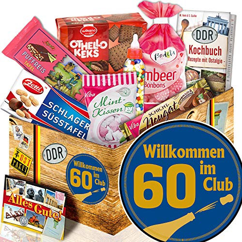 Wilkommen im Club 60 - Geburtstag 60 Mama - DDR Süßigkeiten