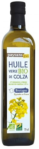 Huile vierge bio de Colza bio et équitable