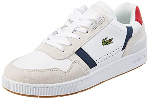 Lacoste Herren 40SFA0043 Sneakers, Wht/NVY/Red, 39.5 EU