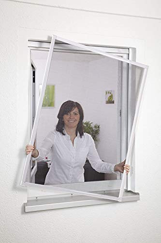 Sport & Spieleversand Insektenschutz Fenster Fliegengitter Culex 100x120 cm 3er Set braun 1A Profiqualität