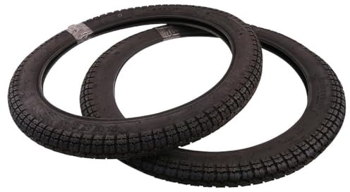 2EXTREME 2X Reifen 2 1/4 x 16 Zoll kompatibel für Hercules Zündapp Kreidler Mofa Mokick Moped