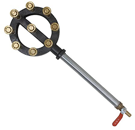 Bruleur fonte barbecue rechaud gaz camping avec buse jet injecteur gaz pour cuisinière four poele exterieur