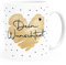 SpecialMe® Kaffeetasse Herz Punkte Dein Wunschtext personalisierbar Tasse personalisierte Geschenke Personalsiert weiß Keramik-Tasse