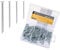 275 Pcs Assorted Nails for Wood Zinc Plated Flat Head Iron Nails for Wood Repair, Small Wall Nails for Hanging Pictures, DIY, Crafts, Woodwork, Furniture, Construction (25, 30, 35, 40mm, Silver)