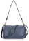 HAWEE Damen Handy Umhängetasche Weiches PU-Leder Klein Crossbody Bag Mode Handytasche Zum Umhängen Elegant Schultertasche Geldbörse mit 2 Schultergurten für Arbeit Partys Alltag Shopping, Blau