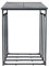 SCHMIDT security tools Kaminholzregal 130x70x185cm Aluminium Anthrazit Brennholzregal Holzstappelhilfe Holzunterstand 1,6 m³ Holz-Regal