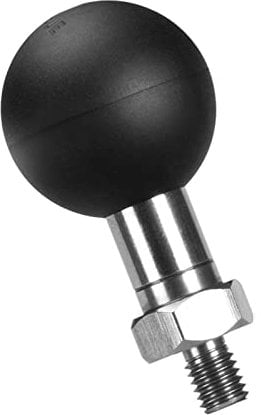 FANAUE M6-01 Aluminum 1 Ball Head Adapter with M6x1.0 Threaded Post for RAM Mounts B Size Double Socket Arm & Bike Motorcycle Phone Holder, 1 Ball Head Base Can be Installed on Any M6*1.0 Screw Hole