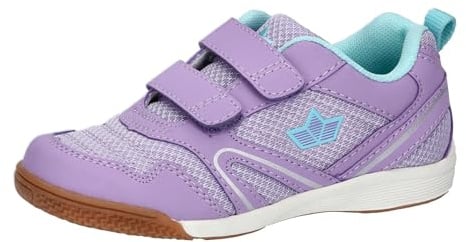 Lico Unisex Kinder Boulder V Hallenturnschuhe, Lila Türkis, 29 EU