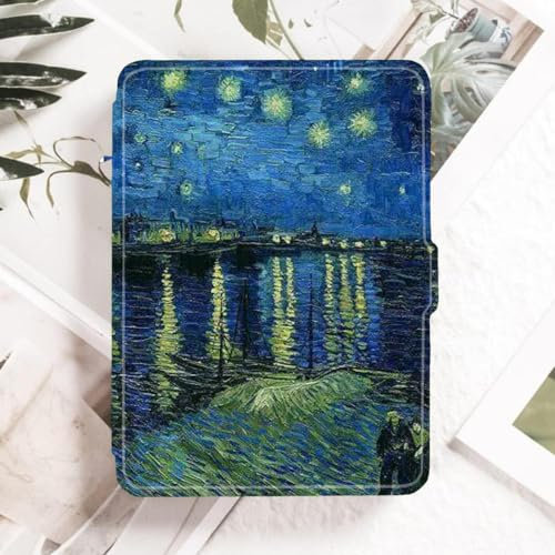 Custodia Per Kindle Scribe 10.2 Pubblicata Nel 2022, Smart Cover Leggera Con Funzione Di Spegnimento Automatico Per Kindle Scribe 10.2 Pollici Con Portapenne Van Gogh Pittura Artistica Del