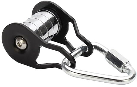Zipliné Pulley - slacklíne Pulley - Pulley Zipliné Kit for slacklínes - Multifunctional Children slacklíne and Zip liné Accessories - Steel Rope Pulley for Slider slacklíne