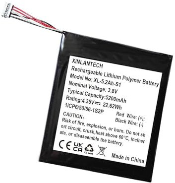 5-wire/Cable S1 Battery Replacement for Ring 5UM5E5 (2nd Gen) Video Doorbell, (Not Compatible with S2 battery w/6wire)