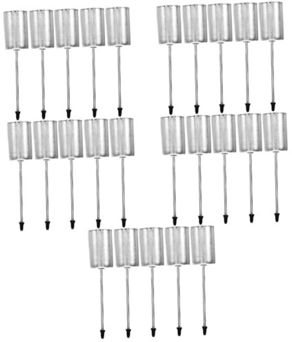 ABOOFAN Fink Adventskranz 25 STK Kerzenständer Weihnachts Party Weihnachtskerzenhalter Tropfschutz Für Kerzen Candlestick-Liner-Einsatz Teelichter Kerzen Festival-kerzenhalter Kerzenbehälter Eisen