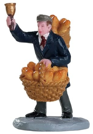 Magie di Natale Weihnachtsdorffiguren Polyresin Brotwandler