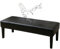 CLGTY PU Leder Universal-Bezug Für Esszimmer-Bank, Stretch Wasserdicht Bezug Für Esszimmerstuhl Rechteckig Fleckschutz ölbeständig Dining Bench Cover Für Esszimmer-Schwarz-L:150cm