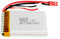 Hbbgdiy Batterie au Lithium pour Drone Batterie d'hélicoptère RC UAV Accessoires 7.4V 700mAh JST Plug au Lithium pour Drones Rouges Rechargeable pour Drone de Remplacement pour