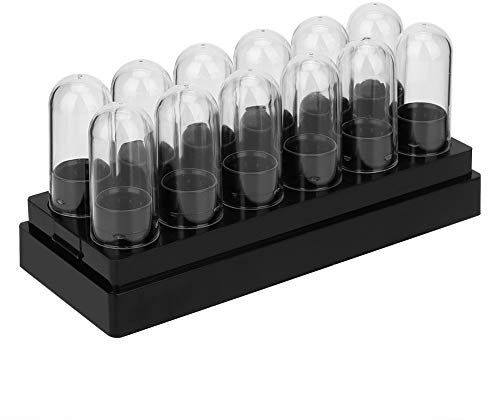 Qukaim Lippenstift Leere Tube 12Pcs Kunststoff Lippenstift Probe Tube Mini Lippenbalsam Leere Tube DIY Kosmetik Werkzeug für Lippenstift 5ml Kapazität Klar