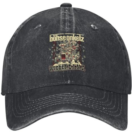 Bohse Onkelz Baseball Cap Deutsch Rock Musik Outdoor Gym y2k Retro Trucker Papa Hut Männer Frauen Trendige Sonnenblenden Snapback Cap Outdoor Freizeitgeschenk